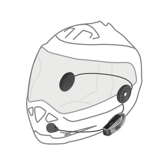 Interphone Ucom 6R Bluetooth Motorcycle Headset at JTS Biker Clothing